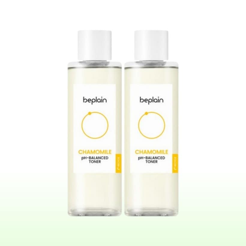 [1+1 肌保湿 鎮静 マイルド トナー 韓国人気] カモミール 弱酸性 トナー 200ml x2本 すべての肌タイプ 使用可 さわやかな使用感 カモミール花エキス ツボクサエキス アラントイン