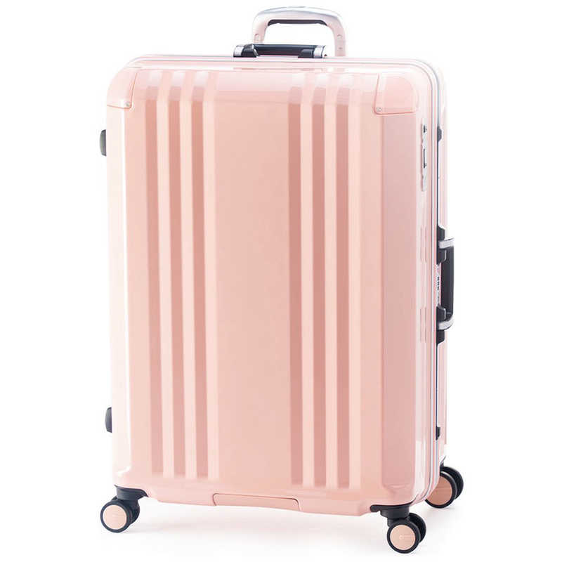 A.L.I　ハードキャリー デカかるEdge フレームタイプ コーラルピンク [TSAロック搭載 /96L]　ALI-070R-28