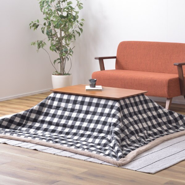 こたつ 幅60cm コンパクト コタツ テーブル 木製 天然木 小さい 炬燵 机 正方形