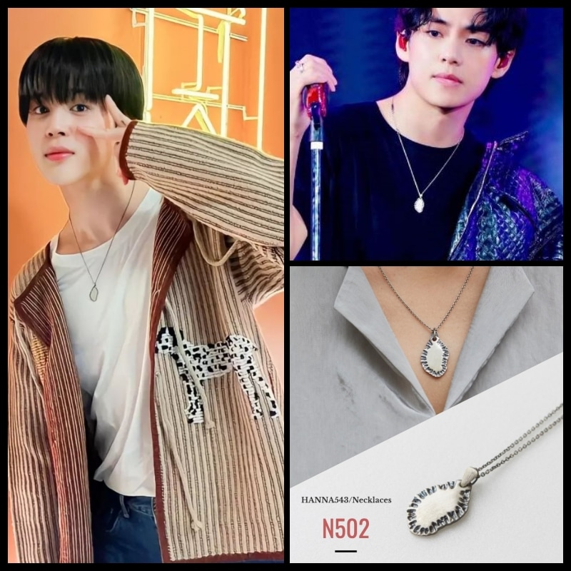 BTS JIMIN, V 着用 【HANNA543】 N502 ネックレス Necklace