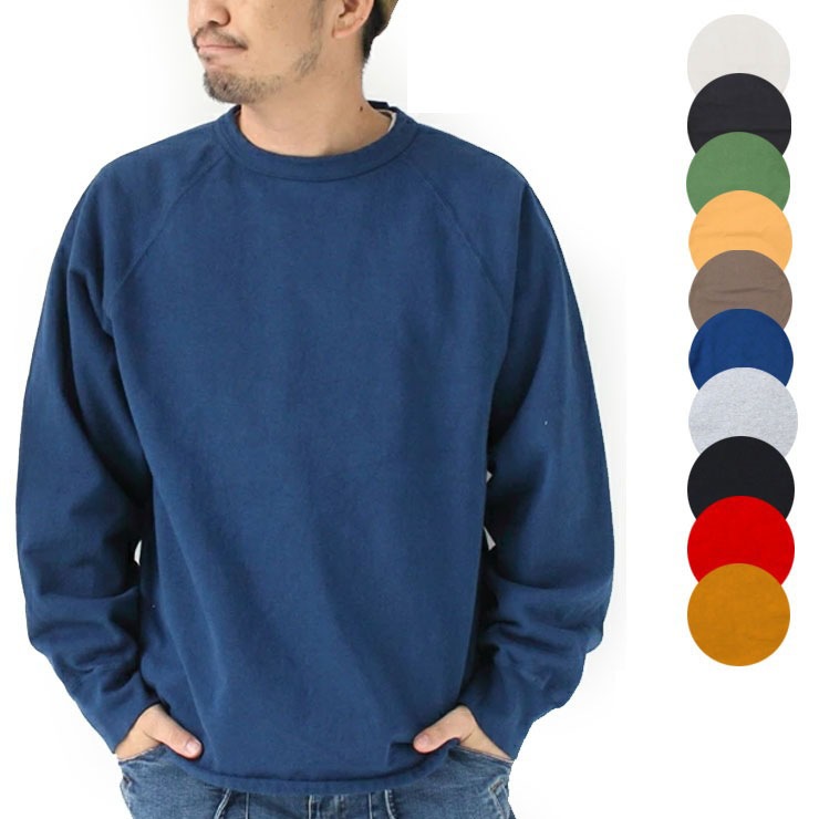 ワラワラスポーツ スウェット 秋服 メンズ トレーナー 厚手 WALLA WALLA SPORT 13oz CREW SWEAT SHIRT 030174 030128 秋 冬 秋冬