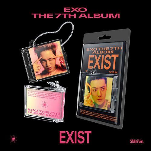 ( 未開封新品) [EXO] EXO正規7集 EXIST (SMini Ver.) [8種セット] / キーリングボールチェーン8+Music NFC CD 8+フォトカード8