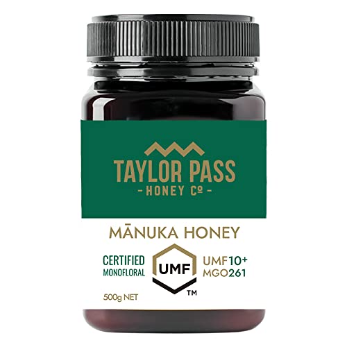 マヌカハニー UMF 10+ MG261511相当 UMF協会認定 500g Taylor Pass マリリ ニュージーランド 生 はちみつ 純粋 ハチミツ 蜂蜜 非加熱 無添加 (UMF10+, 5,128円