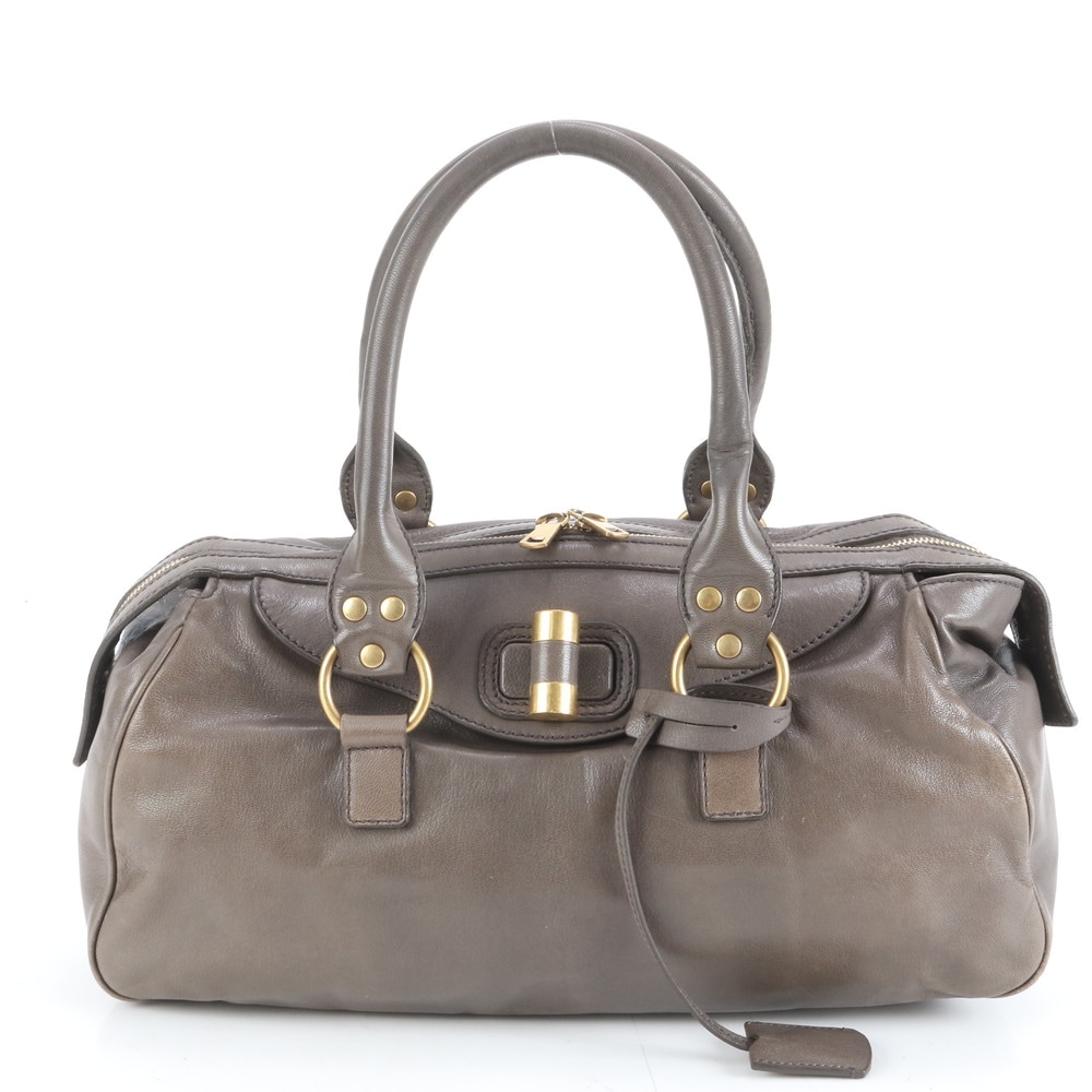 美品 ミューズ YSL 168269 レザー ショルダーバッグ 肩掛け トート ハンド 本革 レディース MWM DN4-9 中古