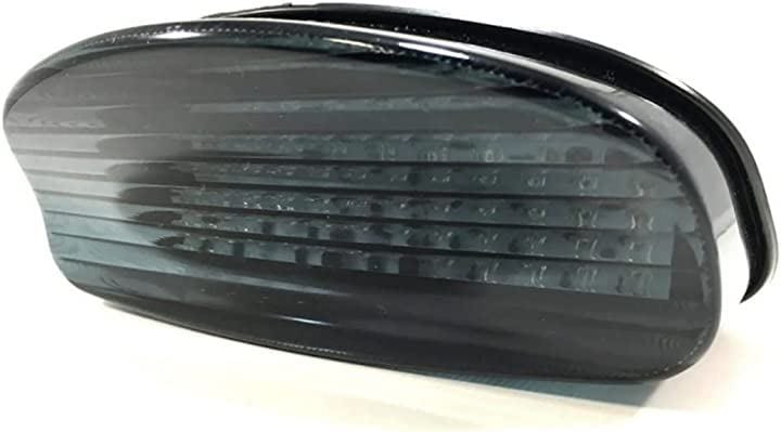 ホンダ 用 LED ライト テール ランプ ブレーキ スモール ウインカー ナンバー 灯付き CBR 1100XX ホーネット 250/600 バイク カスタム パーツ(スモークレンズ)