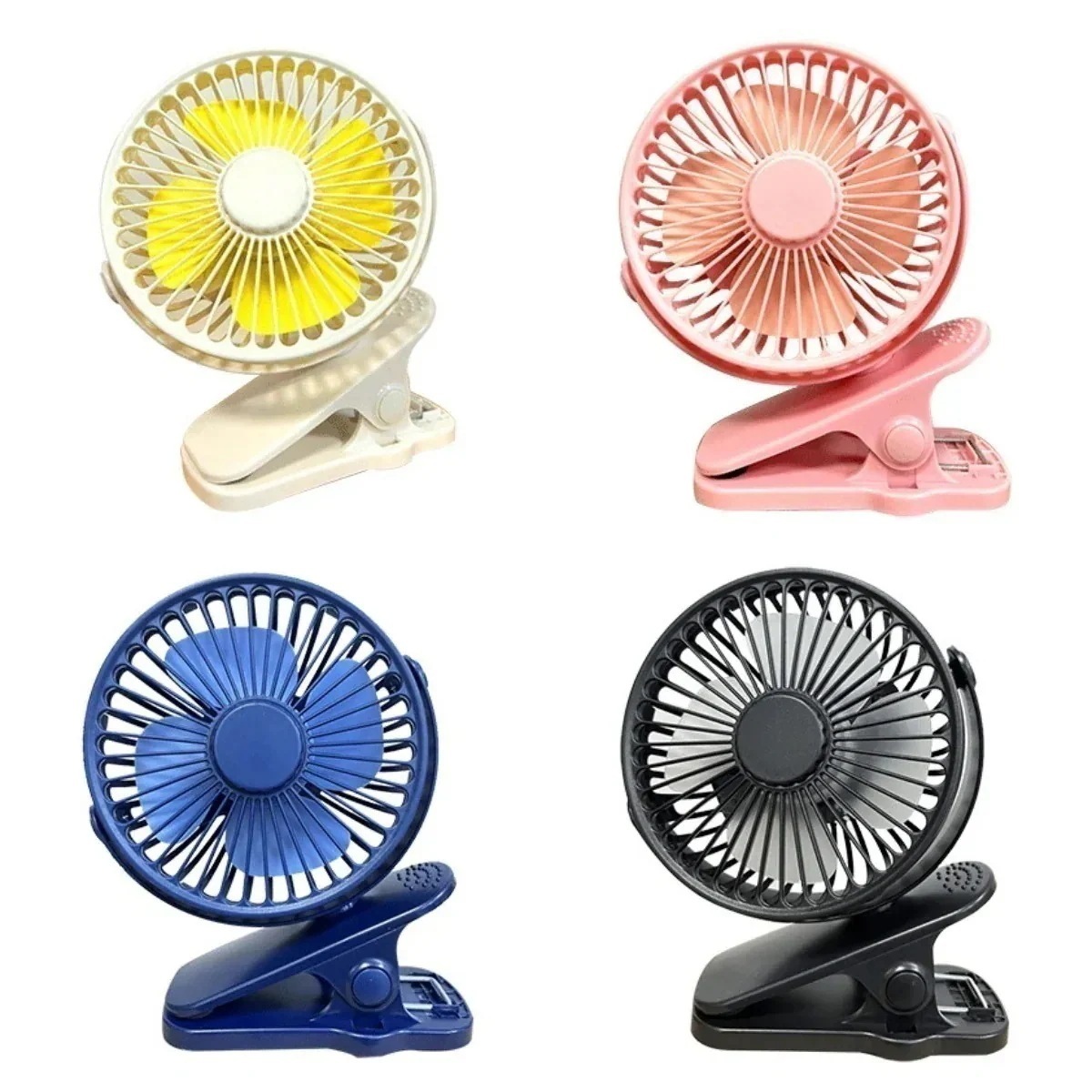【10点セット】扇風機 クリップ式扇風機 USB扇風機 卓上扇風機 卓上 クリップ 360度回転 小型 大風量 強力 超薄4枚羽根 風量3段階調節卓上大風力家庭用1165148