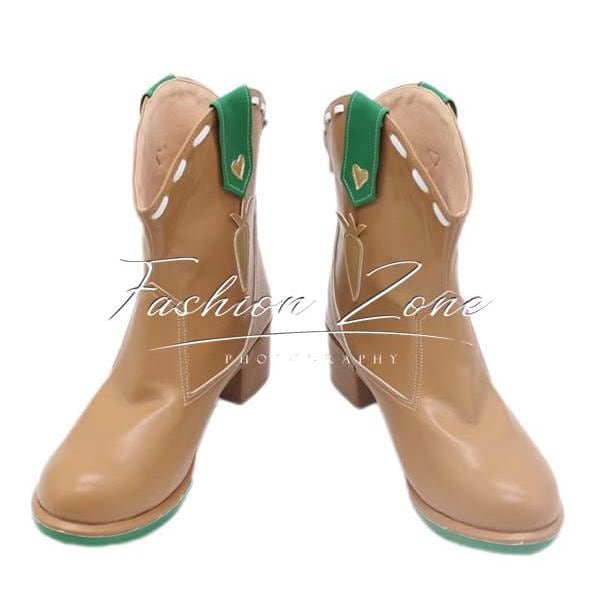 ウマ娘 プリティーダービー 風 ライスシャワー コスプレ靴 男女兼用 シューズ 道具小物 ブーツ cosplay ハロウィン仮装 変装