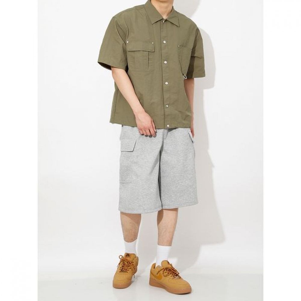 [ハリソン] リベットナイロンショートスリーブシャツ 218 KTOC1183