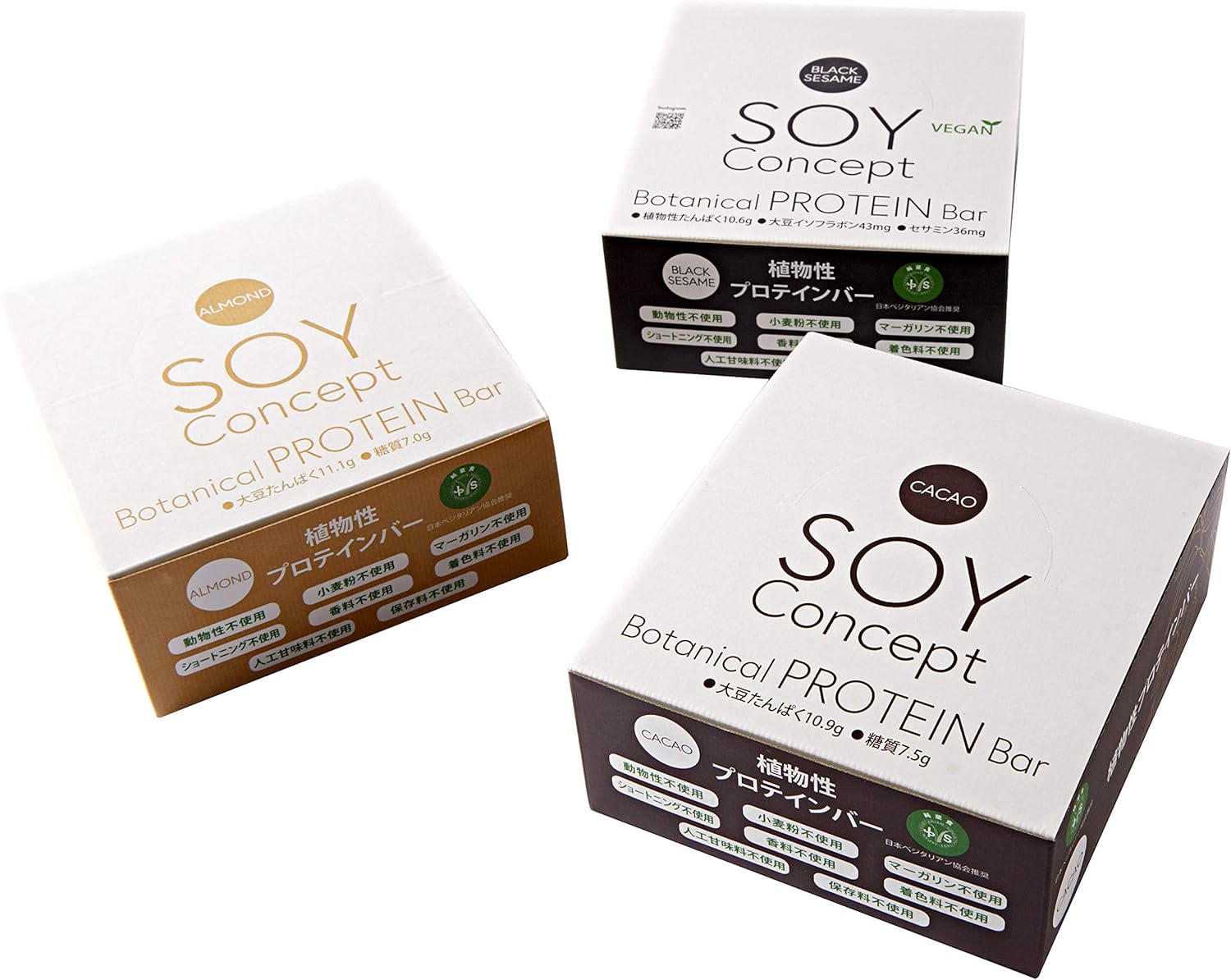 SOY Concept ソイコンセプト プロテインバー 高タンパク 低カロリー 植物性 自然派 大豆プロテイン
