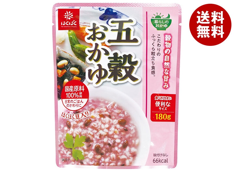 はくばく 暮らしのおかゆ 五穀おかゆ 180g＊24袋入＊(2ケース)
