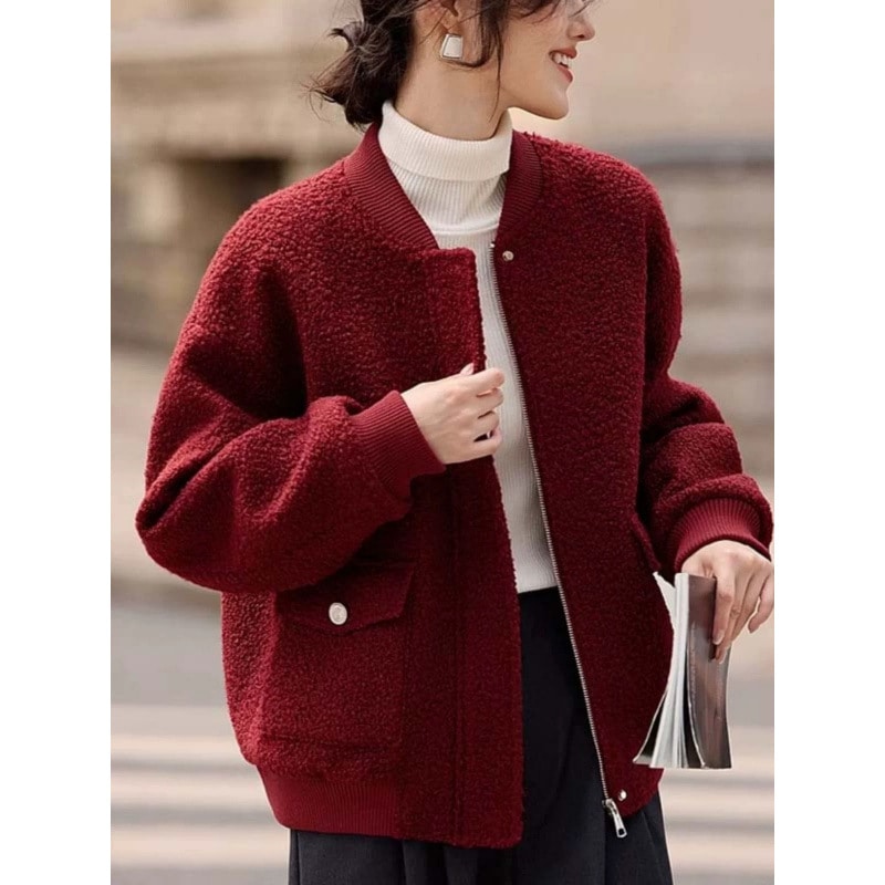 ポリフリースジャケット レディース 齢軽減美しくスタイリッシュな野球ユニフォーム レディース トップス