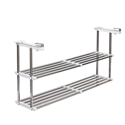 伸縮吊戸下はさみ棚2段 幅55～95cm