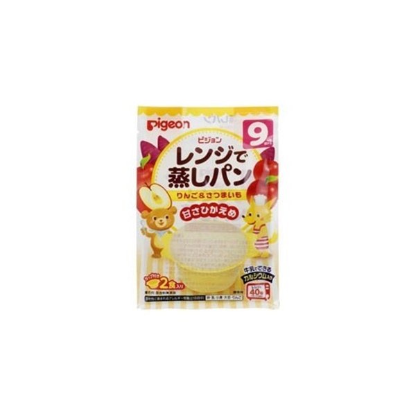 ピジョン レンジで蒸しパン りんご さつまいも 2食入り 価格比較 価格 Com