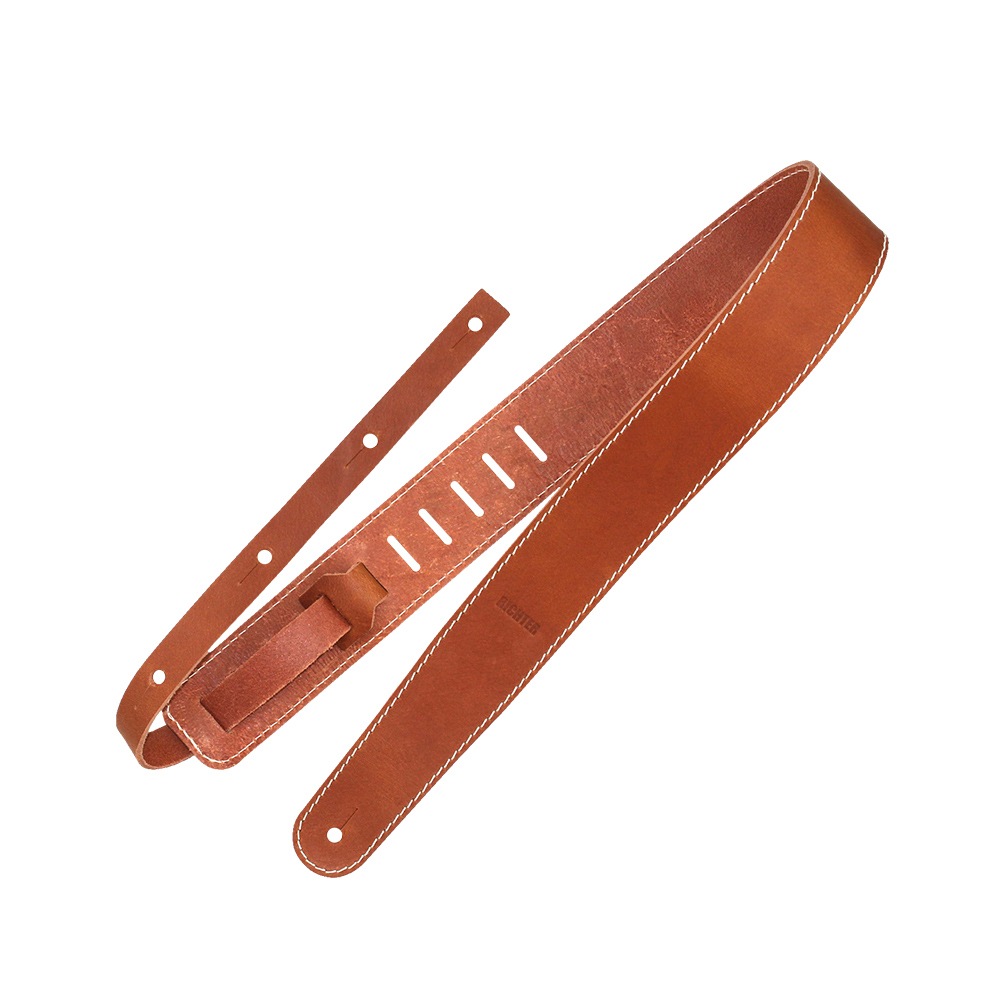 Richterシリーズ ハンドメイド仕様本革ギターストラップ Raw II Contour Torroシリーズ 1512 Tan 幅広6cm ドイツ製