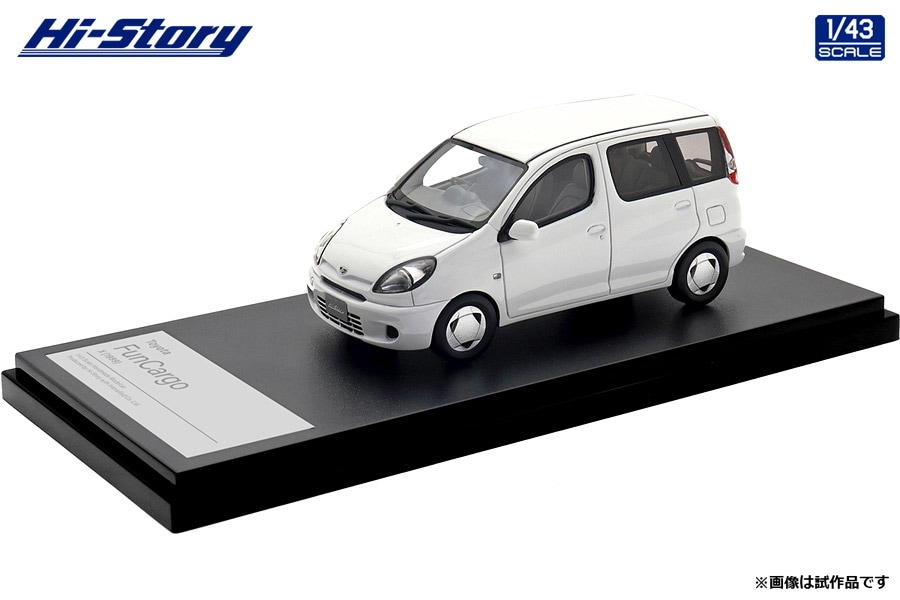 ハイストーリー 1/43 Toyota FunCargo X (1999) スーパーホワイトII【HS527WH】 ミニカー HS527WH トヨタ ファンカーゴX 1999 ホワイトII