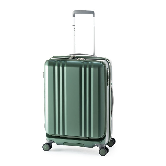 ハードキャリーケース デカかるEdge Front Open 5～7泊 55L+10L ALI-077-22FW-MGR マットグリーン
