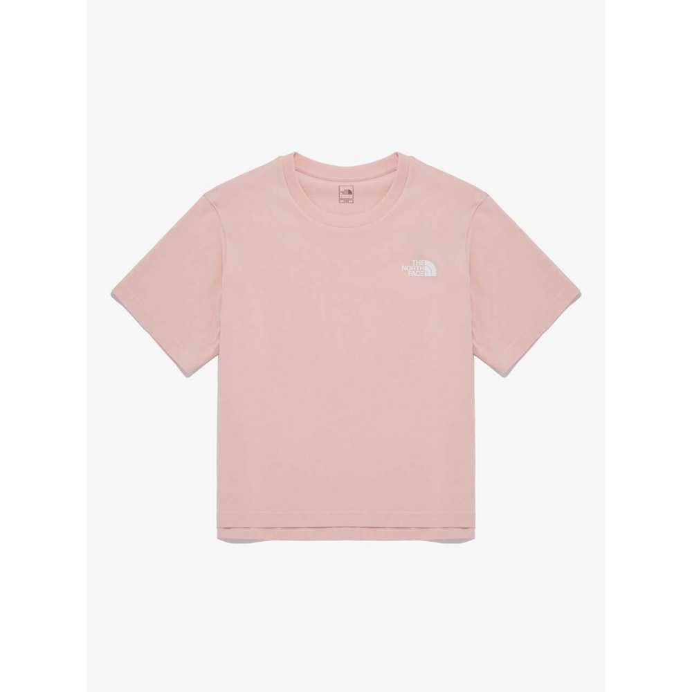 ザ・ノース・フェイス NT7UQ45D 女性用コットンベーシック半袖ラウンドTシャツ