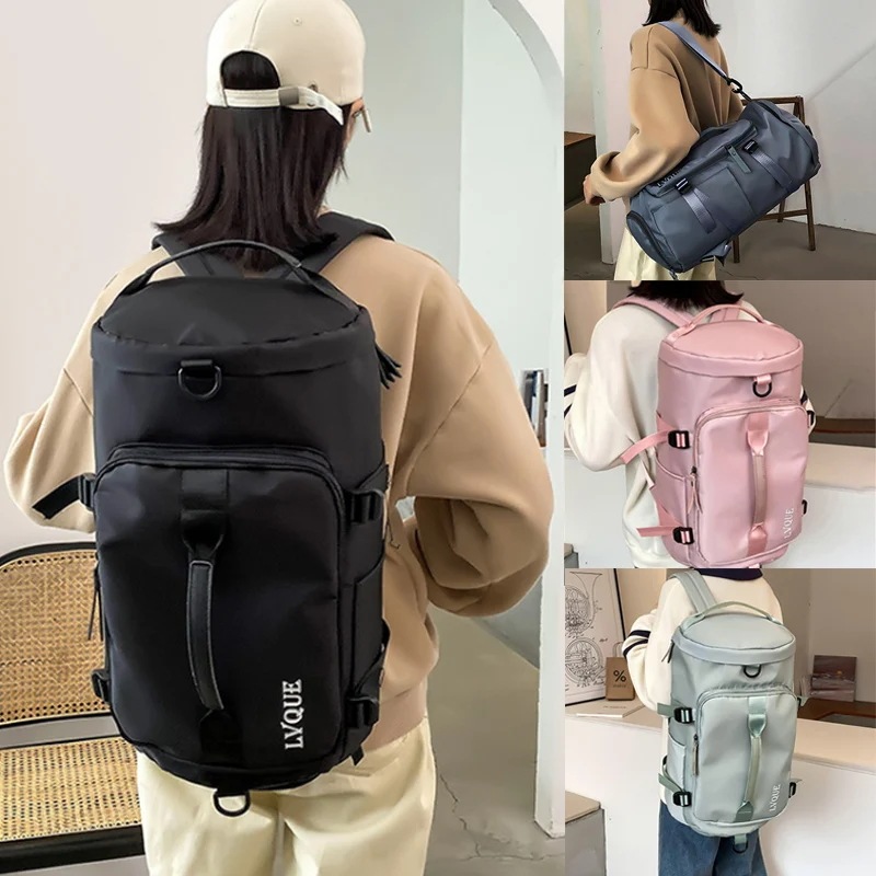 納期1~3週間程：女性用の多機能トラベルバックパック,大容量,スポーツ,ジム,収納用のシングルショルダーゼリーバッグ