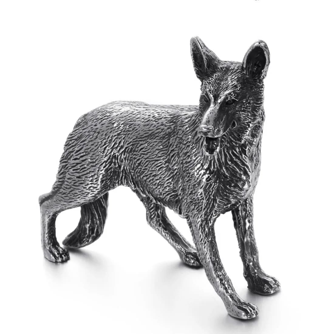 PW 精良SUS316L製 ビーグル テリア ジャーマンシェパードドッグ ラブラドール 工芸品 / 長さ85mm 幅80mm 工芸品[ラッピング対応][日本未発売 人気デザイン アクセサリー]619