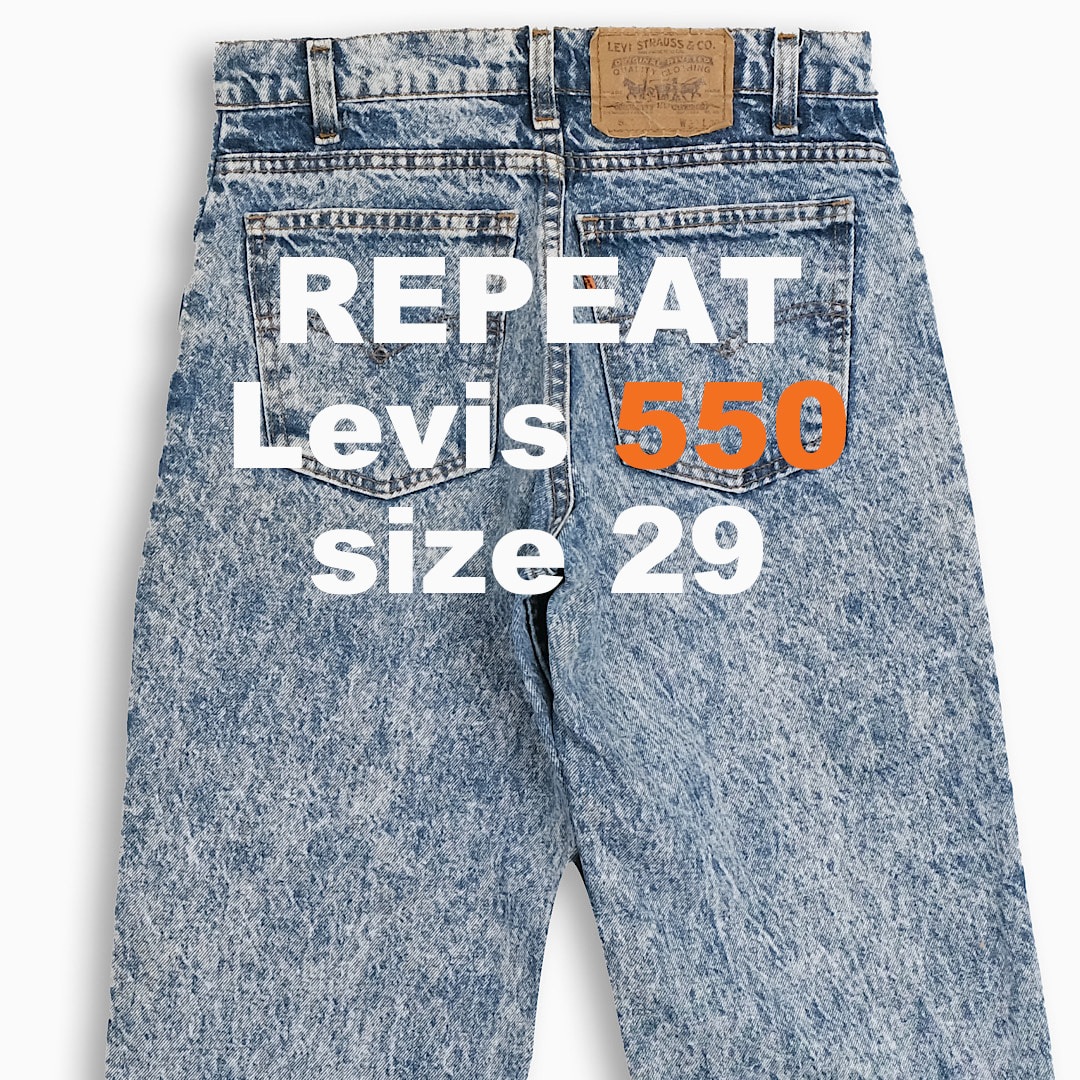 Levi’s 550 Orange Tab 80s USA 29インチ (OR5503026)