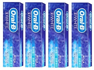 Oral-B 3D White MICA ミント味 ホワイトニング 歯磨き粉 120g X 4