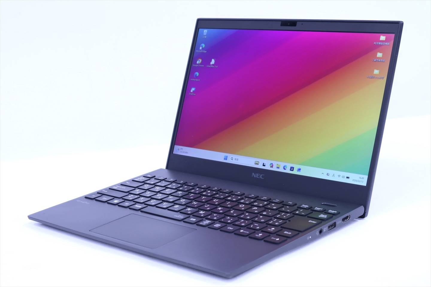 即配 2021年薄軽量パワフルモデル VersaPro UltraLite VG VKV18/G-9 i7-10510U 16G 256G 13.3FHD Wi-Fi6 BAA評価