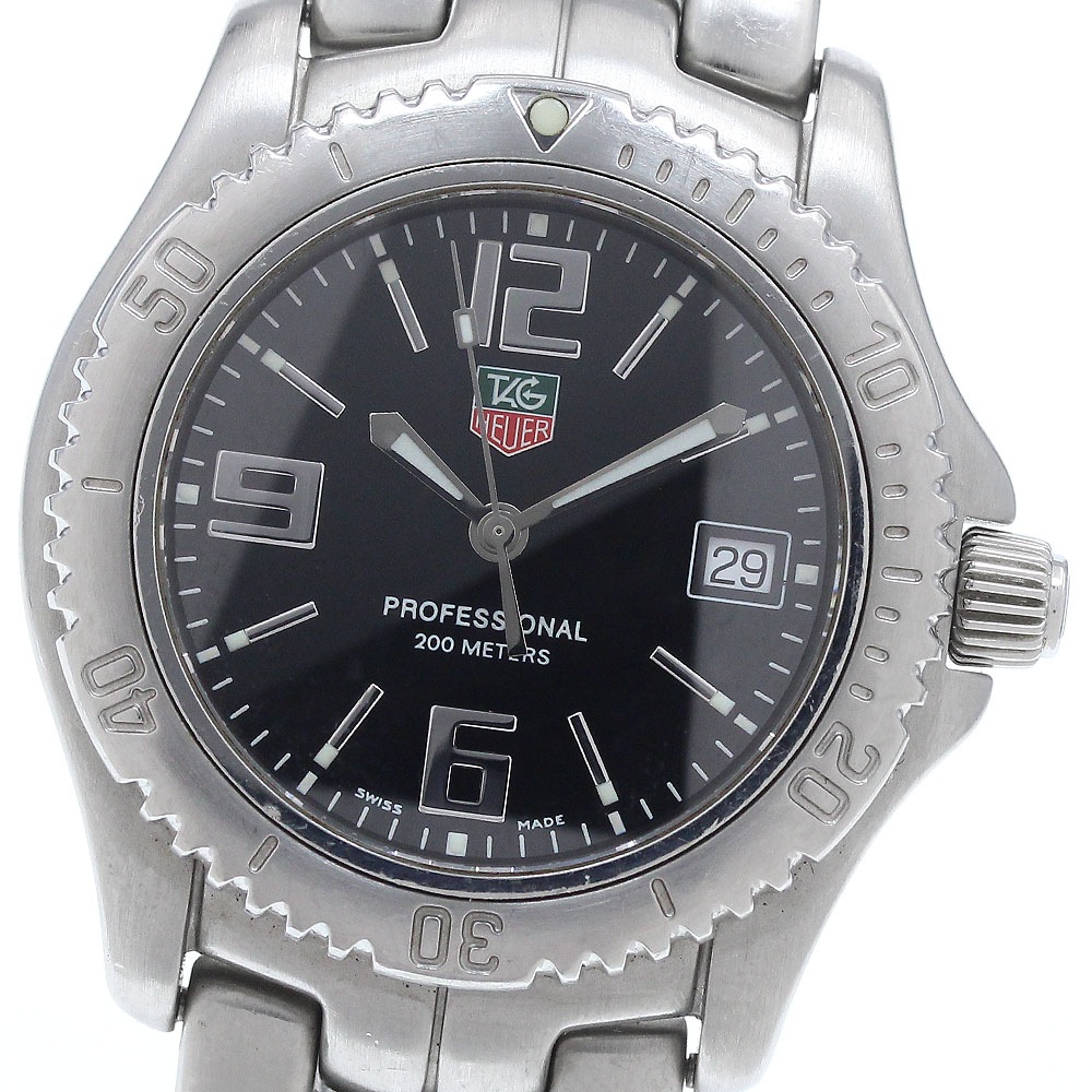 タグホイヤー TAG HEUER WT1210.BA0553 リンク デイト クォーツ メンズ 保証書付き_938822【中古】