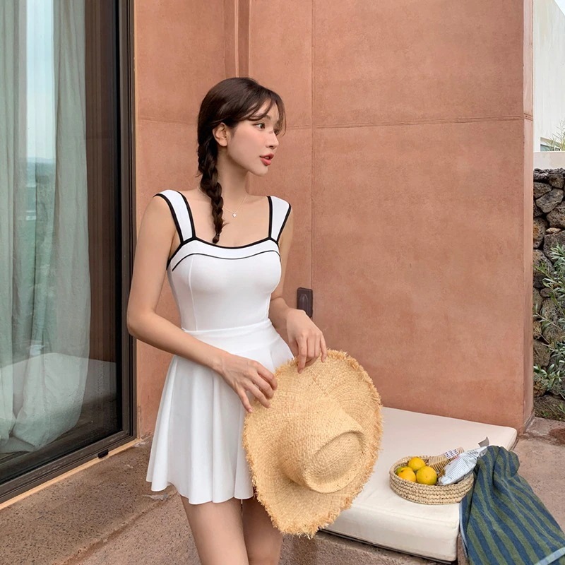 【1つ買うと10つ無料】セクシーで美しい水着美しい背中は腹を覆い薄くてシンでファッショナブルなワンピースドレス水着女性の2ピースセット