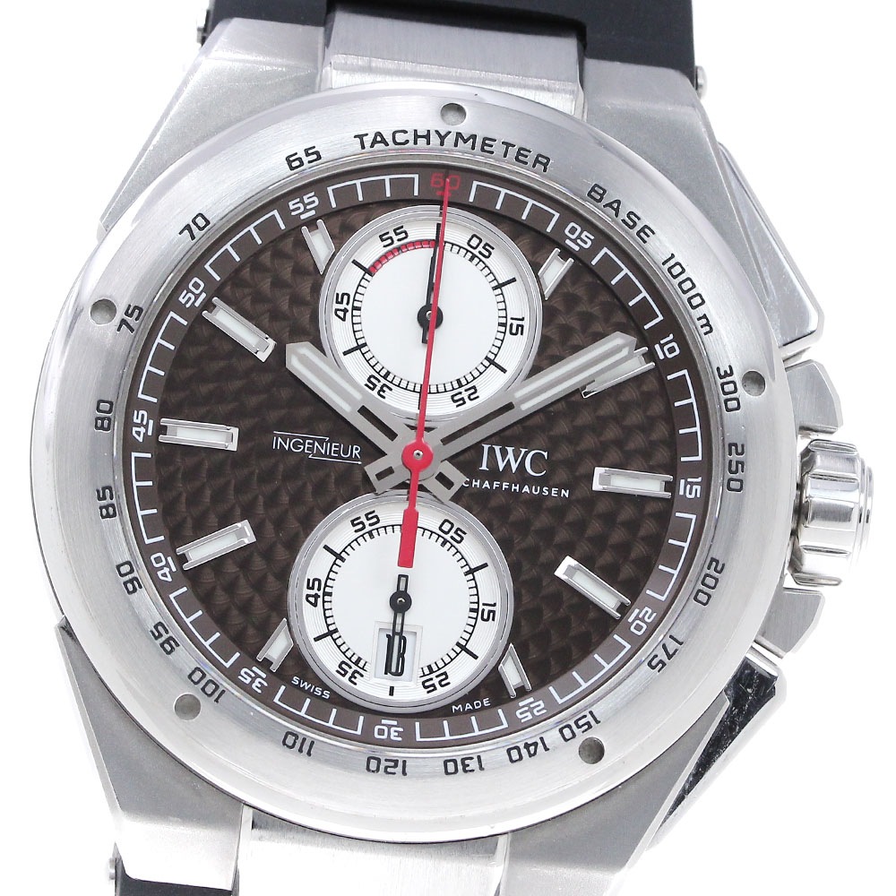 IWC IWC SCHAFFHAUSEN IW378511 インヂュニア ジルバープファイル クロノグラフ 自動巻き メンズ 保証書付き_832065【中古】