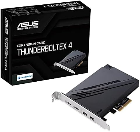 ASUSTek 拡張カード ThunderboltEX 4 デュアルThunderbolt 4 (USBC)ポート DisplayPort 1.4 PCIe 3.0x4インターフェイス