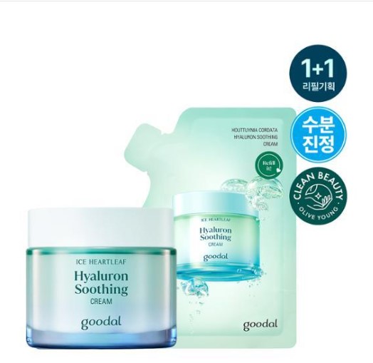 ドクダール ヒアルロン スージングクリーム 75ml リフィル企画(+75mlリフィル) 水分保湿/バリアクリーム/保湿ケア/水分鎮静