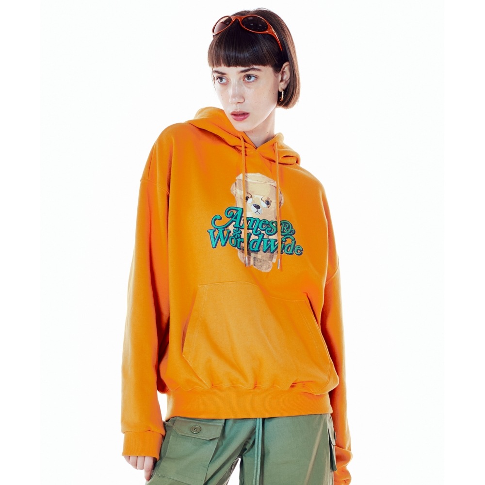 AMES-WORLDWIDE テディベア パーカー オレンジ