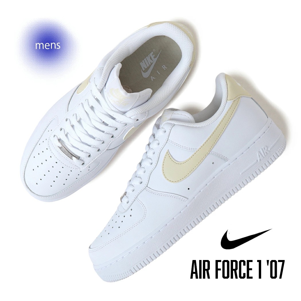 NIKE ナイキ エアフォース ロー スニーカー AIR FORCE 1 07 WHITE/LIGHT KHAKI ( 白 ホワイト ライトカーキ ベージュ AF1 メンズ FJ4146-111 ) 15,016円