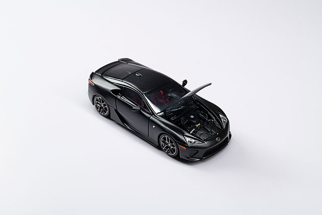 MODEL 1 1/64 レクサス・LFA マットブラック LHD【C33208】 ミニカー C33208 レクサス LFA マットブラック LHD