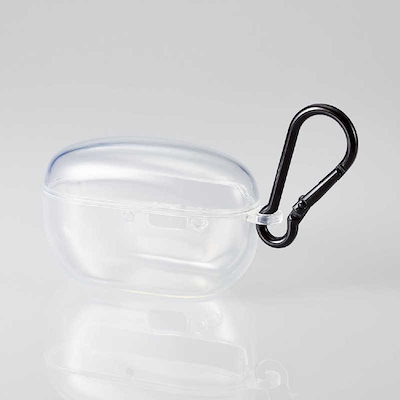 他サイト： エレコム　ELECOM　SONY WF-1000XM5 ケース ソフト カバー 耐衝撃 装着充電可 ワイヤレス充電可 紛失防止 カラビナ付 イヤホンケース クリア　TWSSO231UCCRの商品画像