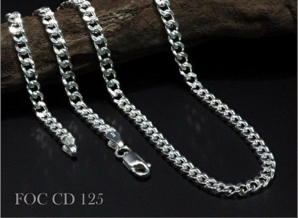 限定入荷 SV925 大人気 極太 喜平チェーン ネックレスキヘイ/FOCタイプ/3.7:4