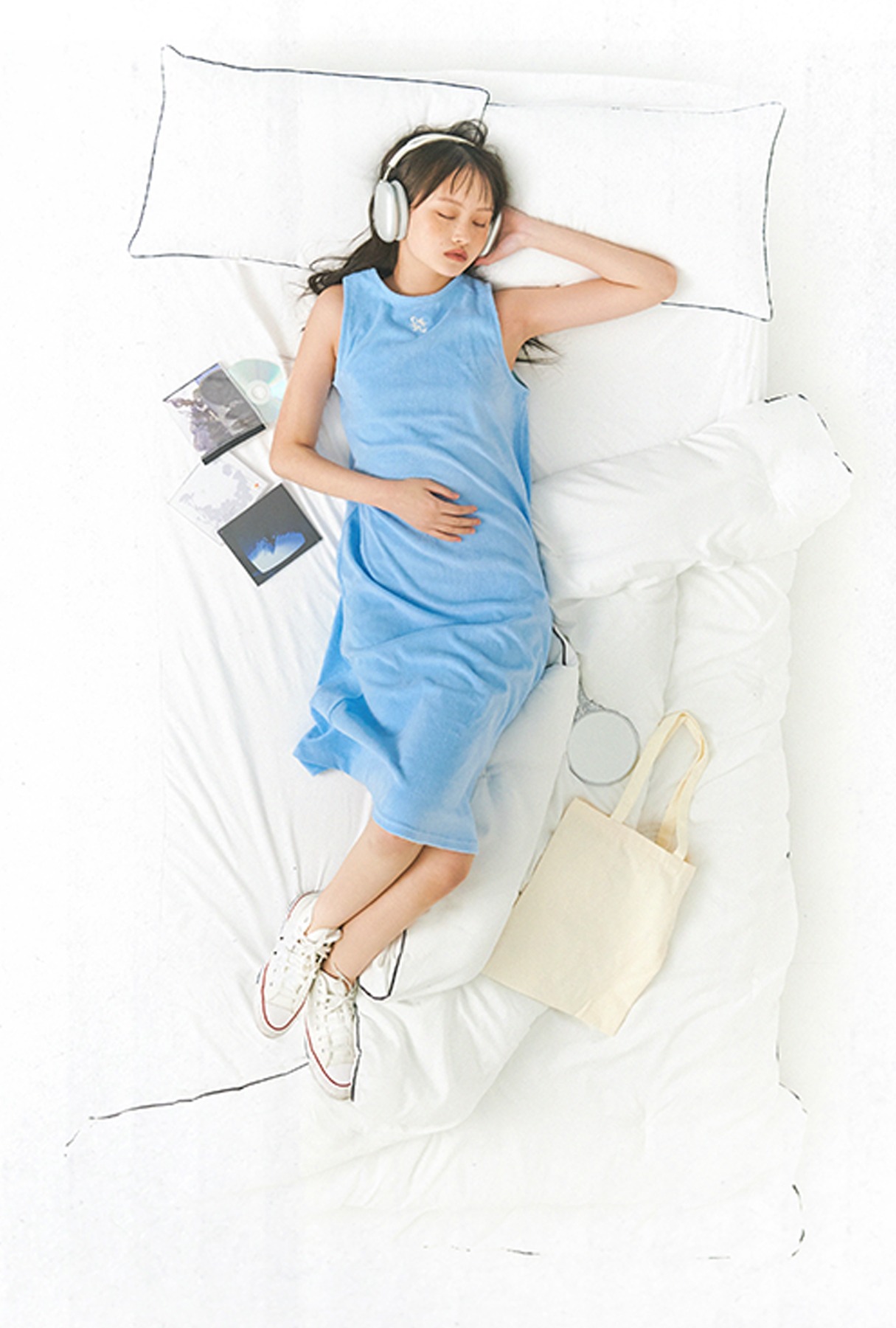 TERRYUS ロング ワンピース (ベビーブルー) 6,591円