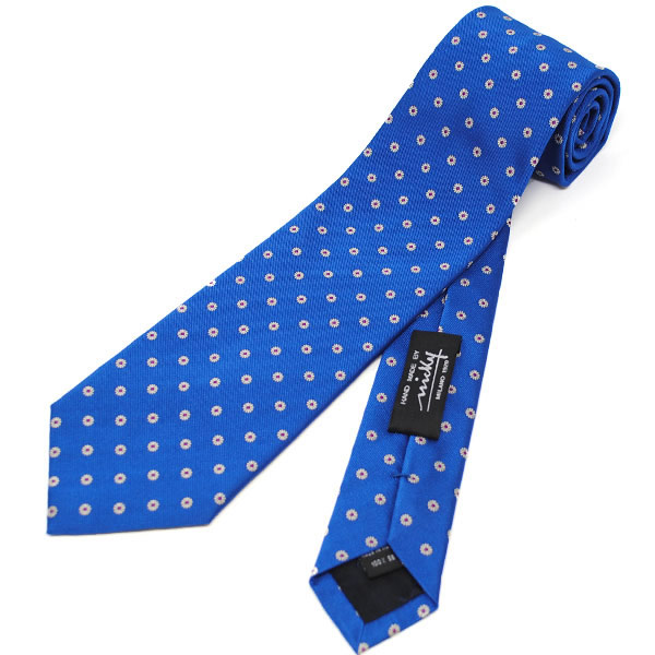 NEON I 3 ネクタイ シルク メンズ ブルー