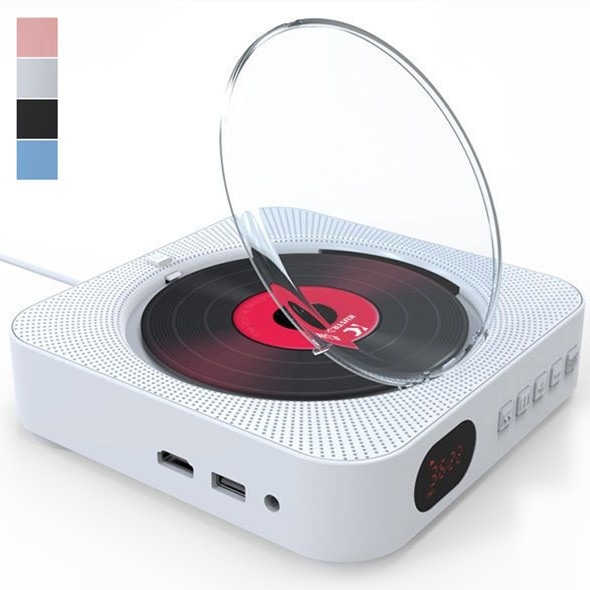 DVD/CDプレーヤー 「日語版」 壁掛け式 CDケースBluetooth/USB 多機能ポーDVDプレーヤ 日語説明書 メガ割 父の日プレゼント