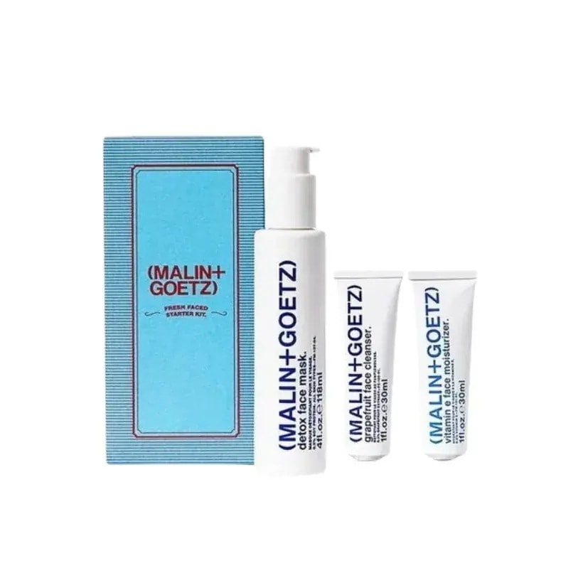 MALIN+GOETZ ホリデー フェイシャルセット(フェイス クレンザー 30ml+フェイス モイスチャライザー 30ml+ピュリファイング フォーム マスク 118ml)