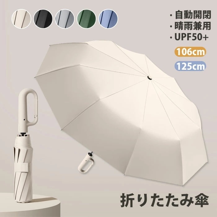 雨傘 日傘 完全遮光 折りたたみ 自動開閉 ワンタッチ 折りたたみ傘 メンズ 大きい レディース 遮光率100% 遮蔽率100% 10本骨 軽量 晴雨兼用 uvカット 折りたたみ日傘 傘 紫外線対策 4,957円