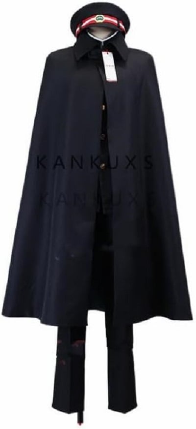 フルセット 衣装 文豪ストレイドッグス 江戸川乱歩 帽子付き コスプレ衣装