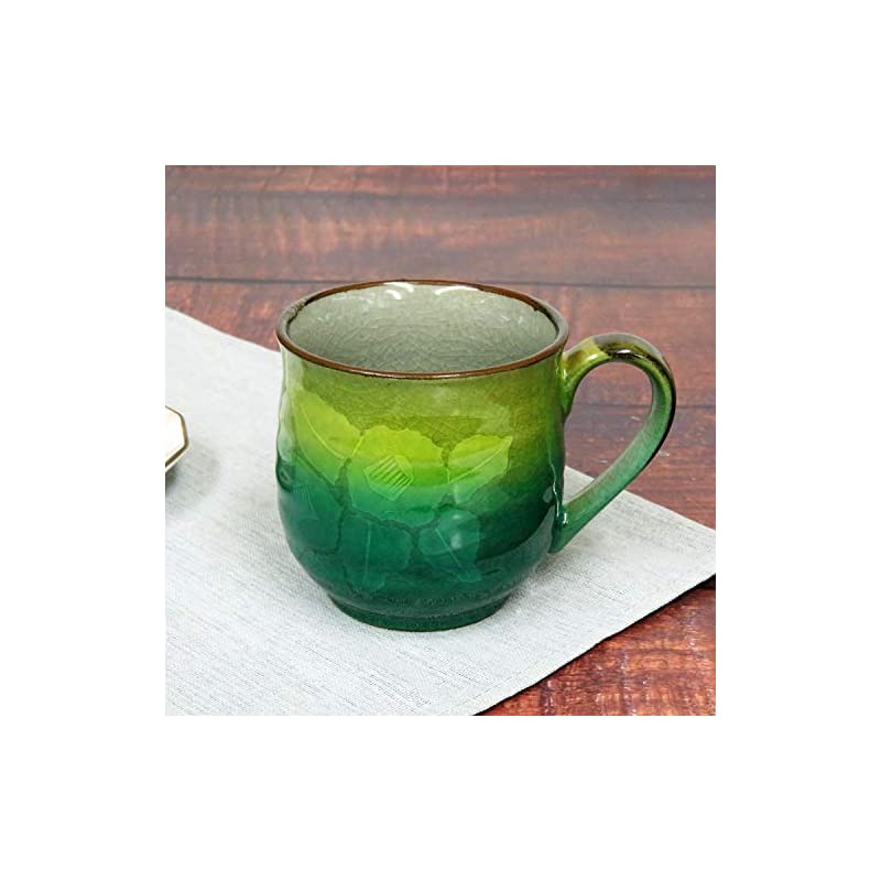 九谷焼 陶器 マグカップ 銀山茶花 AK4-0881