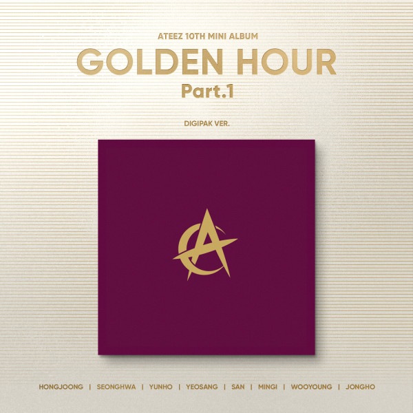(Digipak VER./8 Ver.セット) ATEEZ - 10th Mini Album GOLDEN HOUR : Part.1