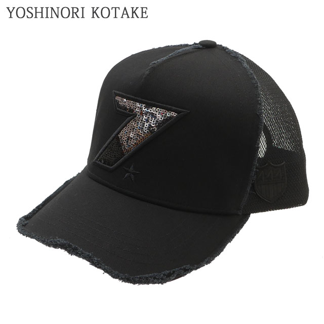 ヨシノリコタケ YOSHINORI KOTAKE 2TONE 7LOGO SPANGLE MESH CAP メッシュ エンブレム ゴルフキャップ スポーツ 251-001698-011