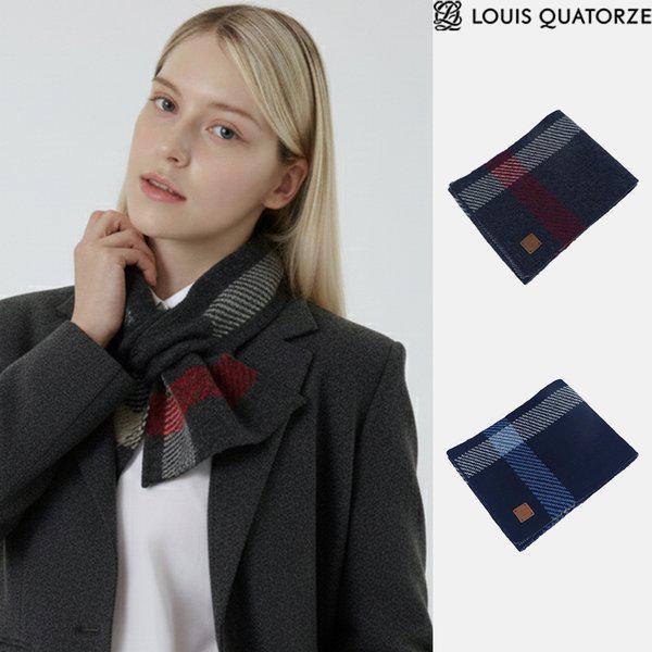 ルイスロードカシミヤ挟み込みマフラー1EKC004