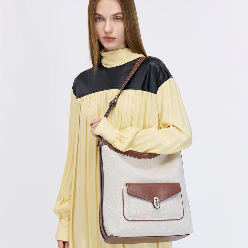Festone Occam Through Hobo L (페스토네 오캄 쓰루 호보 라지) Chestnut Brown
