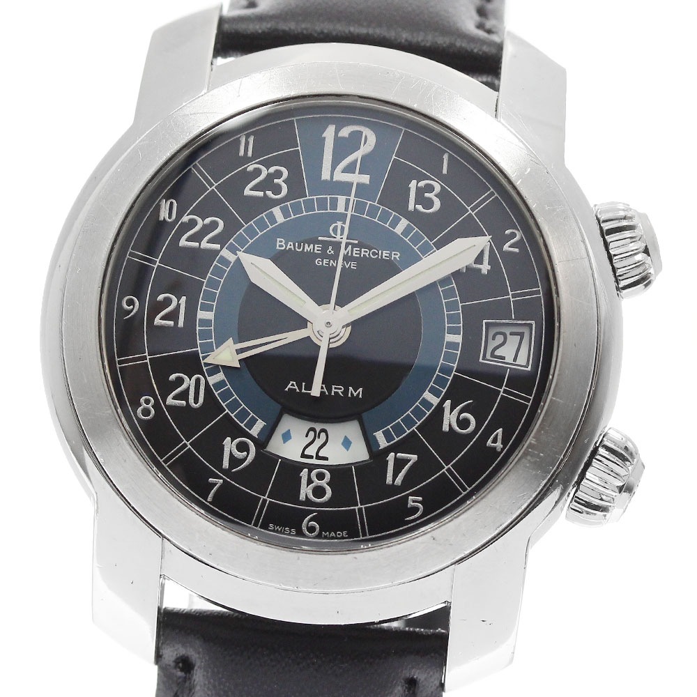 ボーム＆メルシェ Baume & Mercier 65322 ケープランド アラーム GMT 自動巻き メンズ _960301【中古】