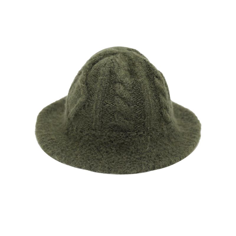 ニット帽 レディース 春秋冬 バケットハット 帽子 小物 ウール 小顔効果 防寒 暖かい アウトドア 普段使い レトロ カジュアル 黒 アイボリー カーキ