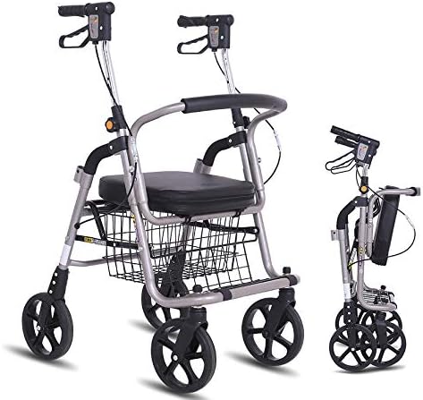 歩行器 四輪歩行車 歩行補助具介護保険 手押し車 簡易な車椅子 ショッピング用 歩行補助 折畳み式 背もたれ2タイプ バスケット付き 室内室外兼用 老人 高齢者用 母の日 父の日 敬老の日 プレゼント